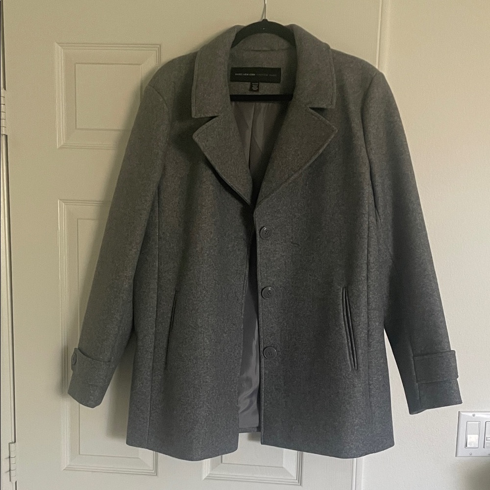 Women's Classic Gray Pea Coat